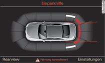 Infotainment: Optische Abstandsanzeige